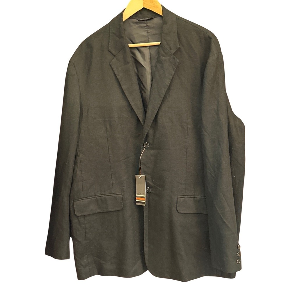 Modern Axis Linen Blazer Sport Coat Quiet Luxury Minimalist Preppy Linen Core
